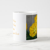 Pioen tulp grote koffiekop (Voorkant)