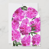 Pioen uitnodiging. Uitnodiging (Achterkant)