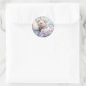 Pioen van de Dageraad Ronde Sticker (Tas)