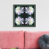 Pioenbloem Frame Maak Je Eigen Foto Canvas Afdruk (Insitu (Woonkamer))