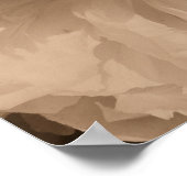 Pioenbloem in bloei in  sepia poster (Hoek)