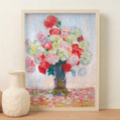 Pioenbloem Stilleven Kunstprint Huisdecoratie Poster