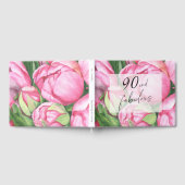 Pioenbloemen 90ste verjaardagsfeest gastenboek (Volledig)