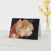Pioenen 6 kaart (Gele Bloem)