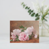 pioenen | Alexandre Gamba de Preydour Briefkaart (Staand voorkant)