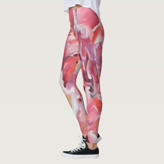 Pioenen Bloemen Leggings (Links)