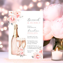 Pioenen Blush Roze Brunch & Bubble VRIJGEZELLENFEE