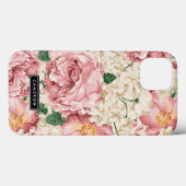  pioenen en hortensia's Case-Mate iPhone case (Achterkant (horizontaal))