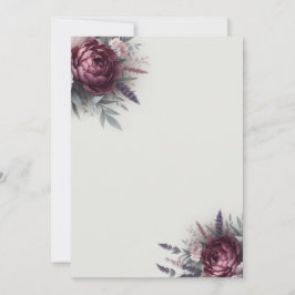 Pioenen en Lavendel Kaart