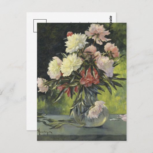 pioenen | Gunnar Gunnarsson Wennerberg Briefkaart (Voorkant / Achterkant)