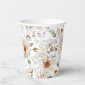 Pioenen in bloei papieren bekers (Rechts)