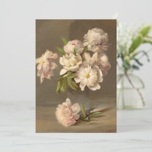 Pioenen in een vaas | Charles Ethan Porter (Staand voorkant)