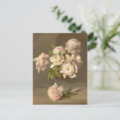 Pioenen in een vaas | Charles Ethan Porter Briefkaart (Staand voorkant)