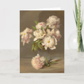 Pioenen in een vaas | Charles Ethan Porter Kaart (Voorkant)