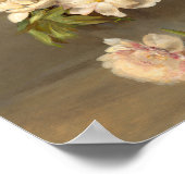 Pioenen in een vaas | Charles Ethan Porter Poster (Hoek)