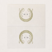 Pioenen Naam Kaarten Trouwtafel  (Binnenkant ongevouwen)