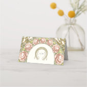 Pioenen Naam Kaarten Trouwtafel  Plaatskaartje (Achterkant)