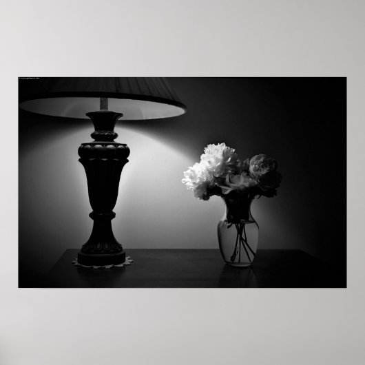 Pioenen - noir, poster (Voorkant)