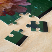 Pioenen onder water legpuzzel (Zijkant)