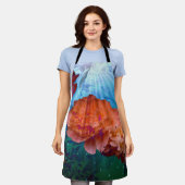 Pioenen onder water schort (Gedragen)