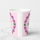 Pioenen. Papieren Bekers (Links)