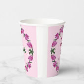 Pioenen. Papieren Bekers (Rechts)