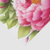 pioenen roze bloemen Moederdag weefsel papier (Detail)