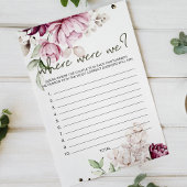 Pioenen roze bloemspel waar waren we flyer