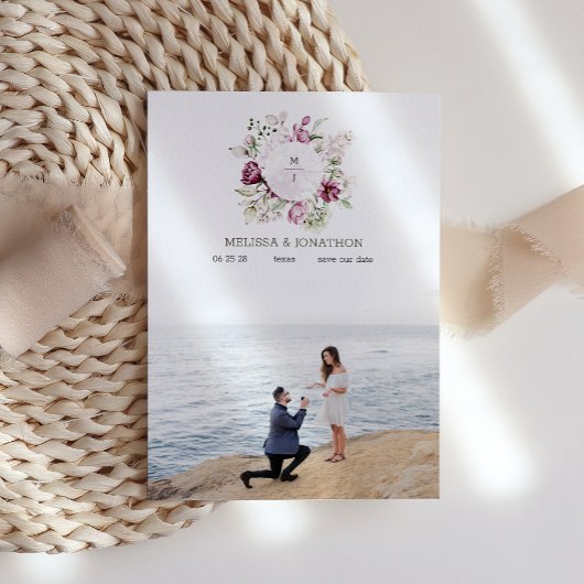 Pioenen Roze Bourgondië Bloemen Afbeelding Save Th Save The Date