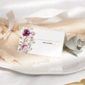 Pioenen Roze Bourgondië Bloemen Trouwplaats Kaart Plaatskaartje