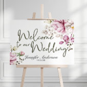 Pioenen Roze Bourgondië Bloemen Vrijgezellenfeest  Poster