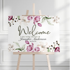 Pioenen Roze Bourgondië Bloemen Vrijgezellenfeest Poster