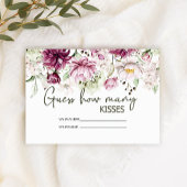 Pioenen Roze Bourgondië hoeveel kussen bruids spel Informatiekaartje