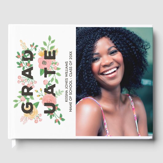 Pioenen & Rozen Floral Afstuderen - Foto Gastenboek (Voorkant)