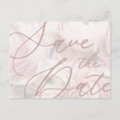 Pioenen Save the Date Sjabloon (Voorkant)