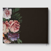 Pioenen Schilderen Memorial Begrafenis Gastenboek  (Achterkant)