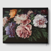 Pioenen Schilderen Memorial Begrafenis Gastenboek  (Achterkant)