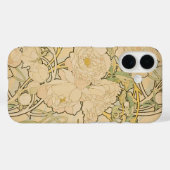 Pioenen van Alphonse Mucha,  Art Nouveau Case-Mate iPhone Case (Achterkant (horizontaal))