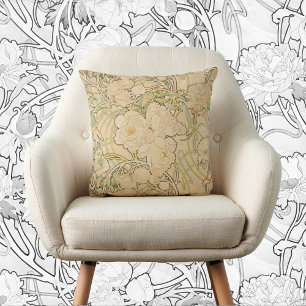 Pioenen van Alphonse Mucha, Art Nouveau Kussen