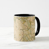 Pioenen van Alphonse Mucha,  Art Nouveau Mok (Voorkant rechts)