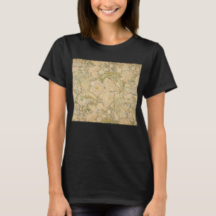 Pioenen van Alphonse Mucha,  Art Nouveau T-shirt