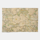 Pioenen van Alphonse Mucha, Art Nouveau Theedoek (Horizontaal)