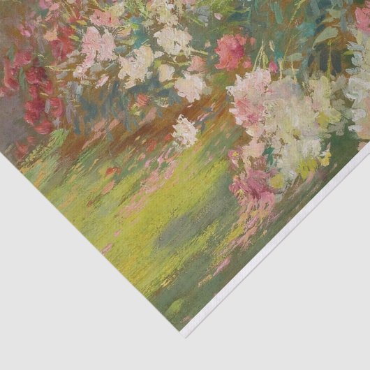 Pioenen van Matilda Browne Tissuepapier (Detail)