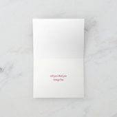 pioenen Waterverf Floral Dank u kaart (Binnen)