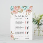 Pioenen zei hij, ze zei Vrijgezellenfeest spel (Staand voorkant)