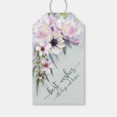 Pioenentuin beste wensen met knuffels en kusjes cadeaulabel (Voorkant)