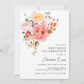 Pioenentuin Elegant Bloemen Elke leeftijd Volwasse Kaart (Voorkant)