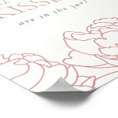 Pioenentuin Vrijgezellenfeest "Hoeveel kussen" tek Poster (Hoek)