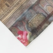 Pioenpaleistuinen Fleece Deken (Hoek)