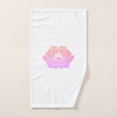 pioenroos bloem bad handdoek (Handdoek)